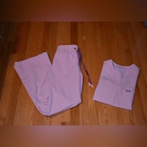 Figs Scrub Set Pink Sand